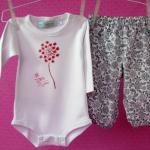 Baby Clothing Set 3-6m - Flower Day