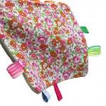 Taggie Blanket - Summer Flowers With Pink And..