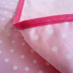 Eco Friendly Baby And Toddler Blanket - Pink Polka..