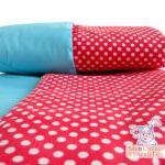 Red Polka Dot Baby Blanket