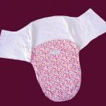 Eco Friendly Swaddle Wrap For Babies - Pink Flower..