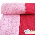 Pink Dogs Baby Blanket